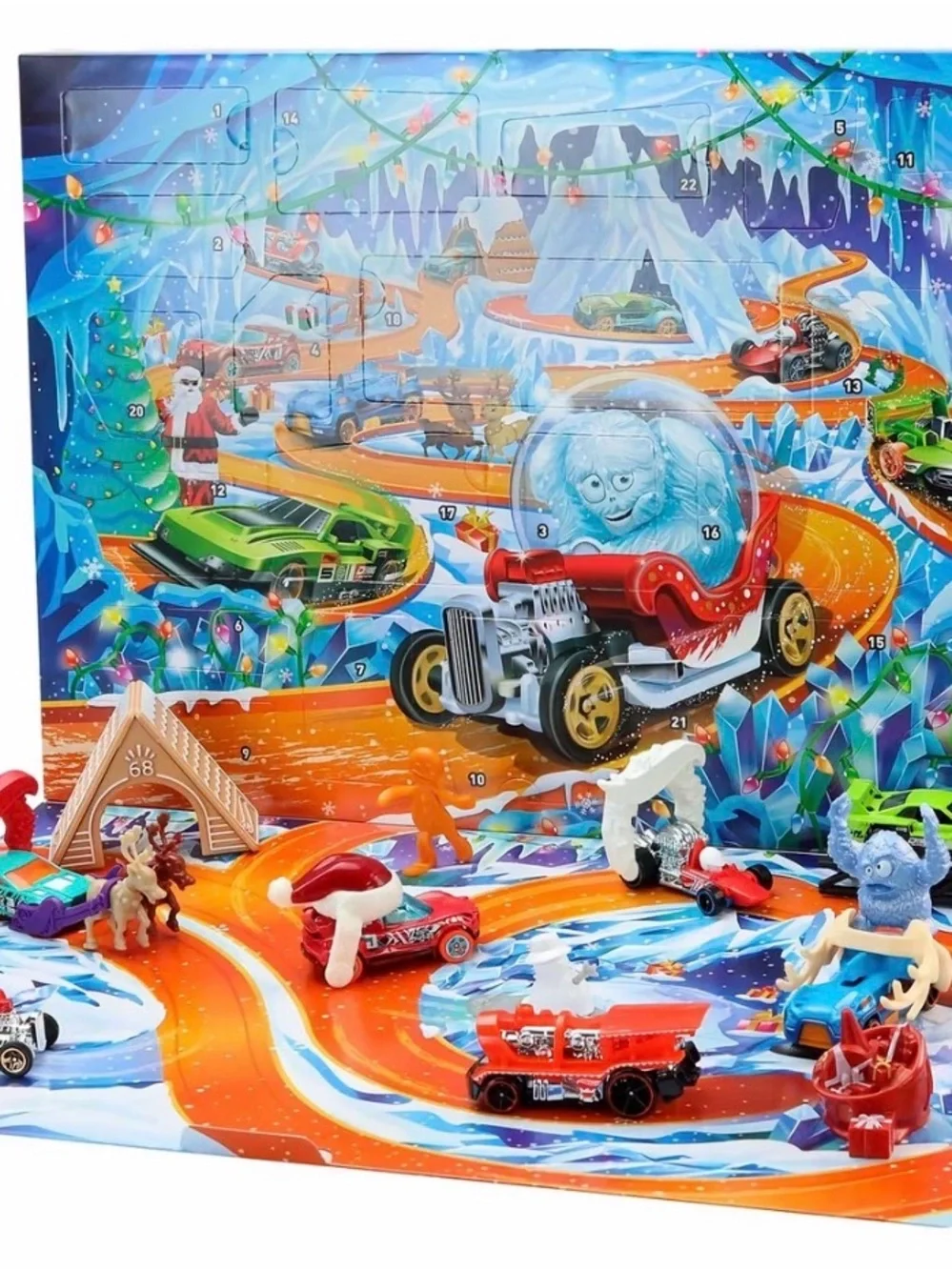 NEW NEVER OPENED Hot Wheels Holiday Advent Calendar
